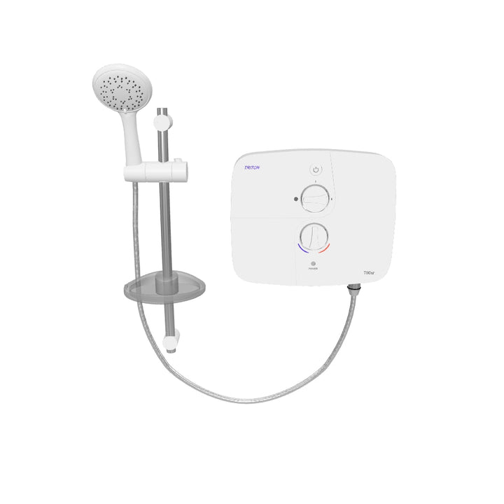 Triton T90SR Silent Pumped 9kW Electric Shower - Satin Chrome