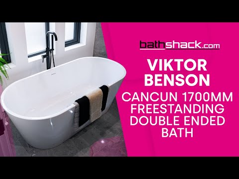 Viktor Benson Cancun 1800mm Freestanding Double Ended Bath