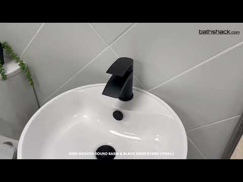 Eliseo Ricci Flow Mono Basin Mixer inc. Waste - Matt Black