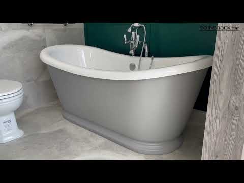 Traditional English Bateau Double Ended Slipper Bath