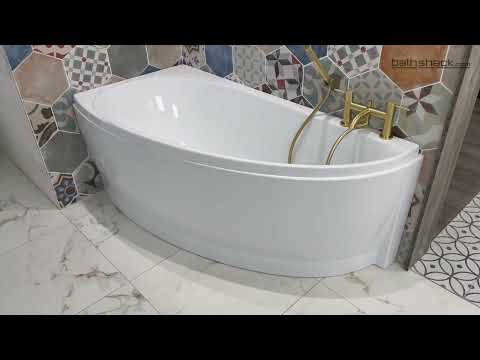 Ravak Avocado 1500 Space Saving Corner Bath &amp; Bath Panel - Left Hand