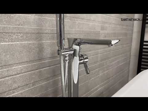 Eliseo Ricci Rocha Floor Standing Bath Shower Mixer
