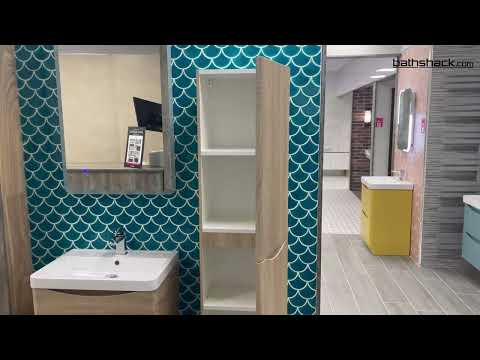 Baltimore 1500mm Wall Hung Storage Cabinet - Bardolino Oak