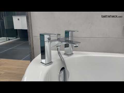 Eliseo Ricci Vesu II Bath Shower Mixer - Gunmetal