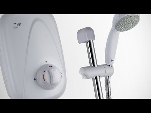 Mira Vigour Manual Power Shower - White/Chrome