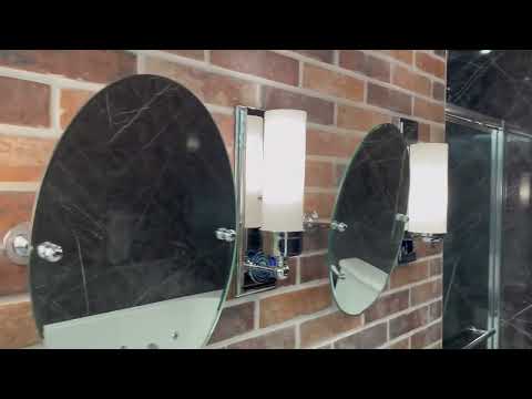Josef Martin witham Large LED Wall Light - Chrome