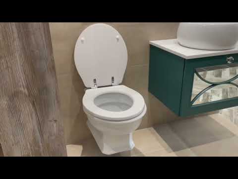 Olympia Impero Wall Hung Toilet &amp; Soft Close Seat