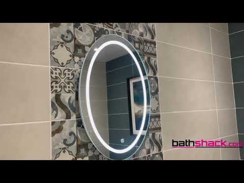 Bonita 1200mm x 600mm Oval LED Mirror with Colour Change