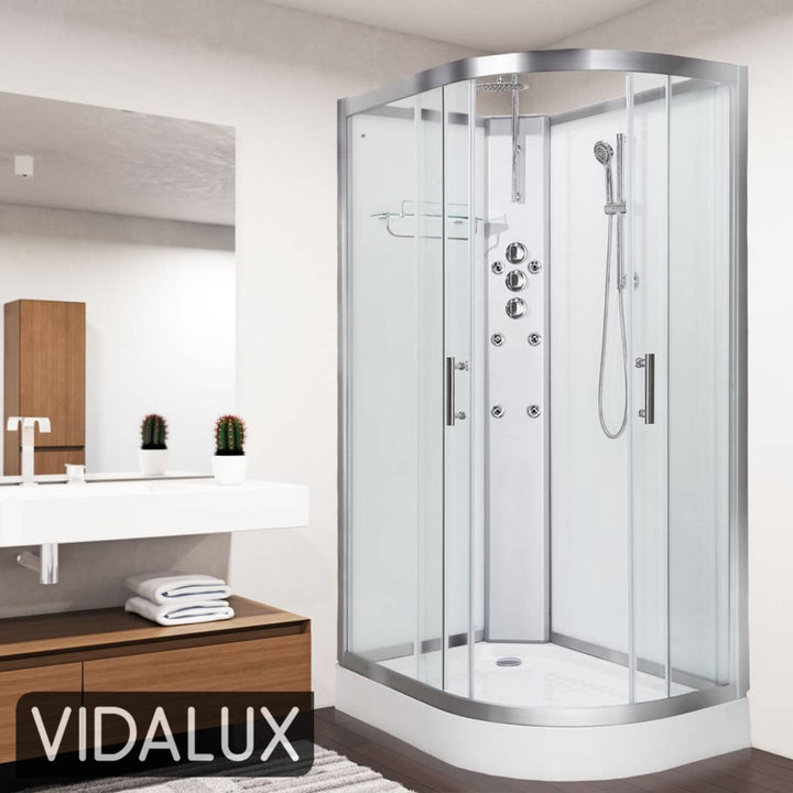 Vidalux Pure 1200mm Shower Cabin Left Hand - White