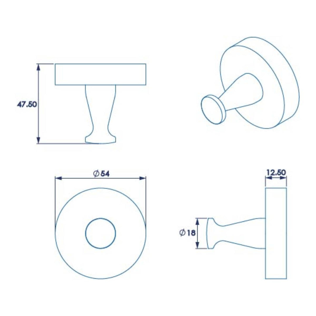 Croydex Pendle Robe Hook