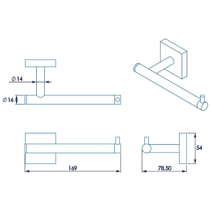 Croydex Chester Toilet Roll Holder