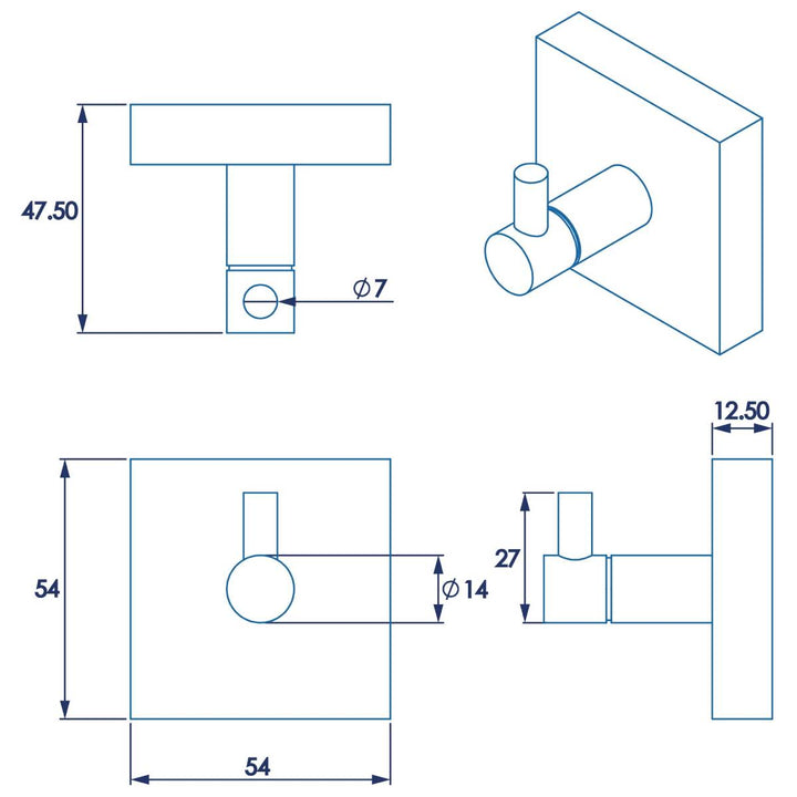 Croydex Chester Robe Hook