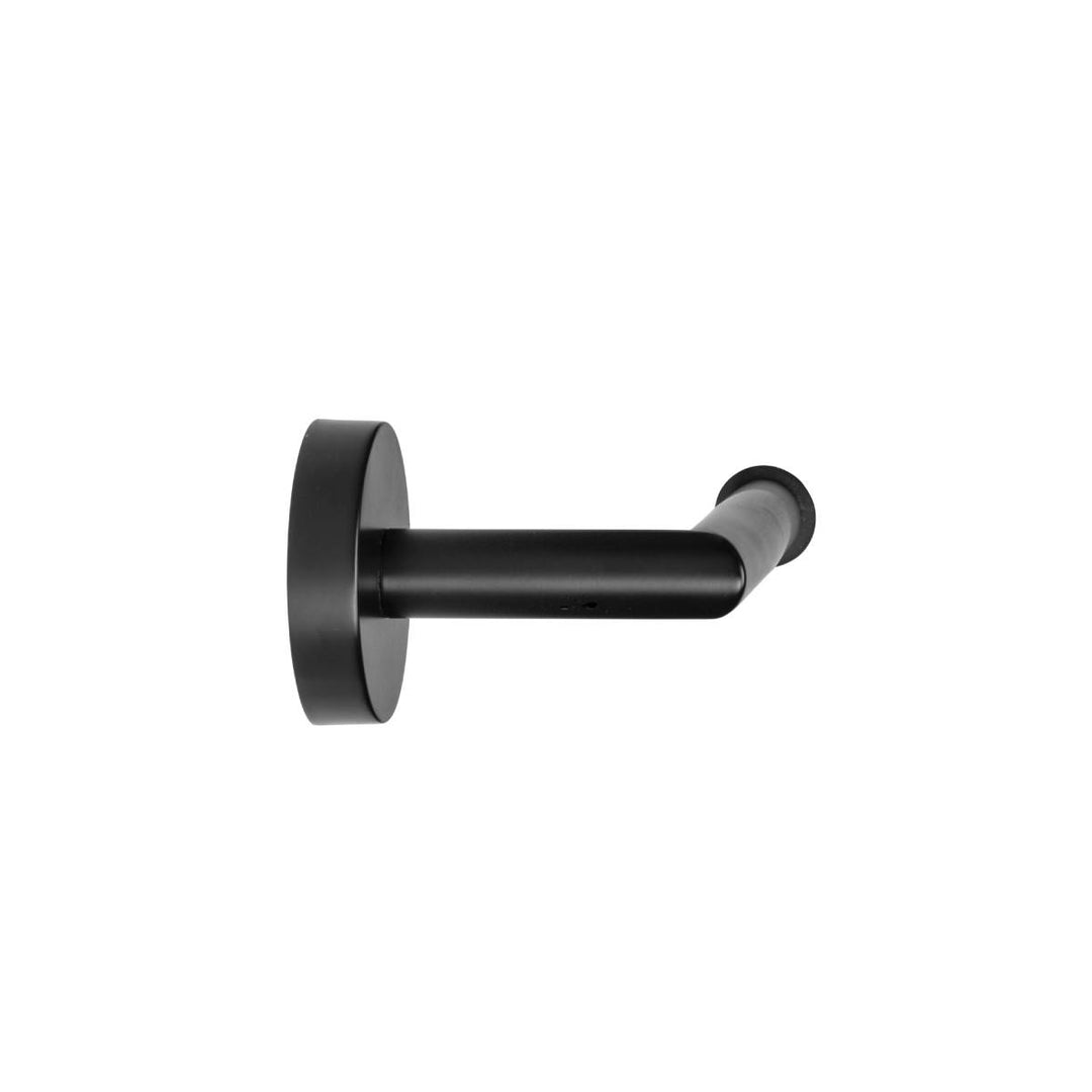 Croydex Flexi Fix Epsom Toilet Roll Holder - Matt Black