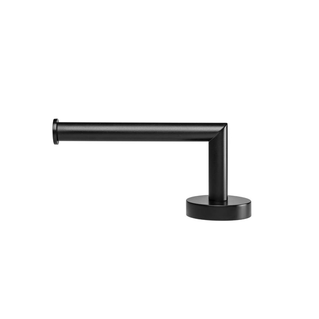 Croydex Flexi Fix Epsom Toilet Roll Holder - Matt Black
