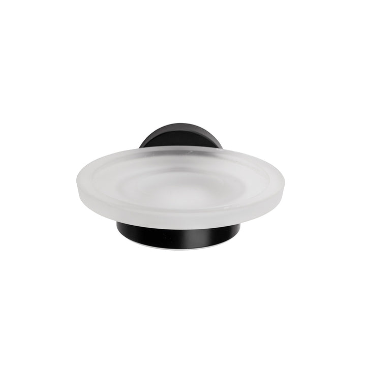 Croydex Flexi Fix Soap Dish &amp; Holder - Matt Black