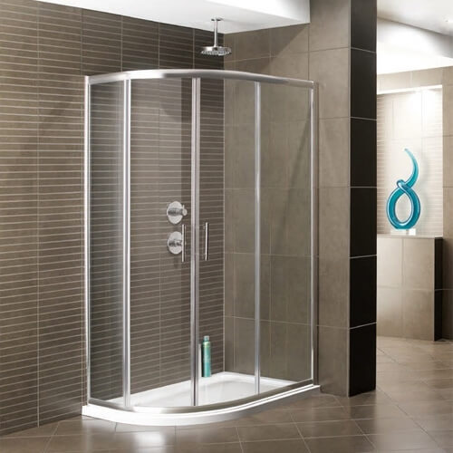 Kiimat Six 1200 x 900mm Offset Quadrant Shower Enclosure