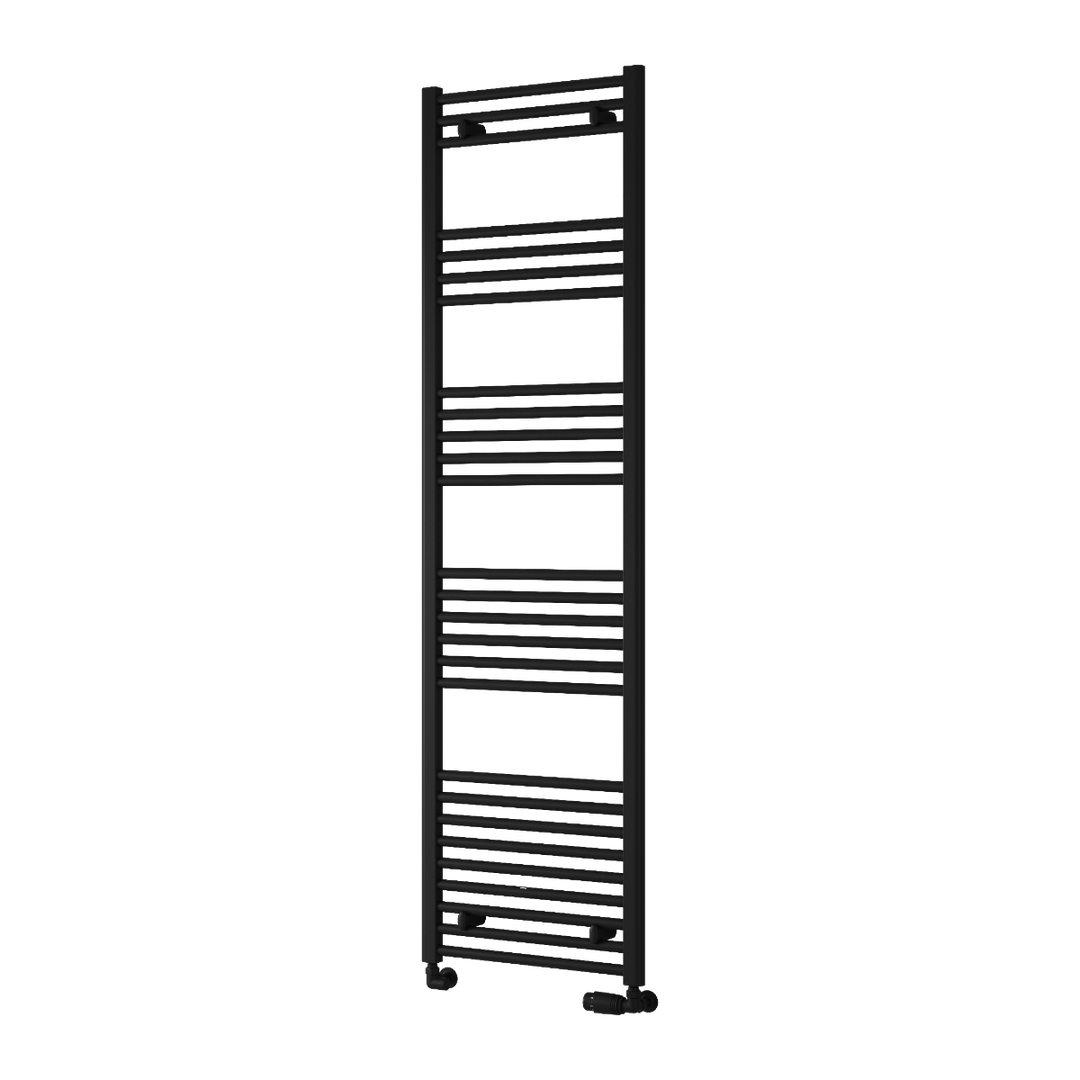 Capo 1800 x 500mm Flat Towel Rail - Black