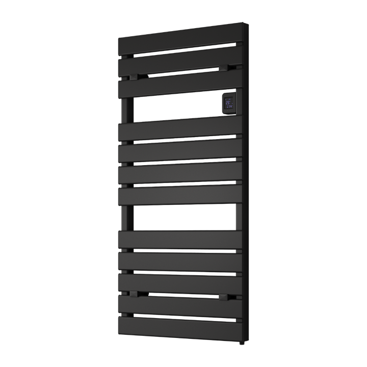 Gia Electric Towel Rail - 1120 x 550mm - Matt Black