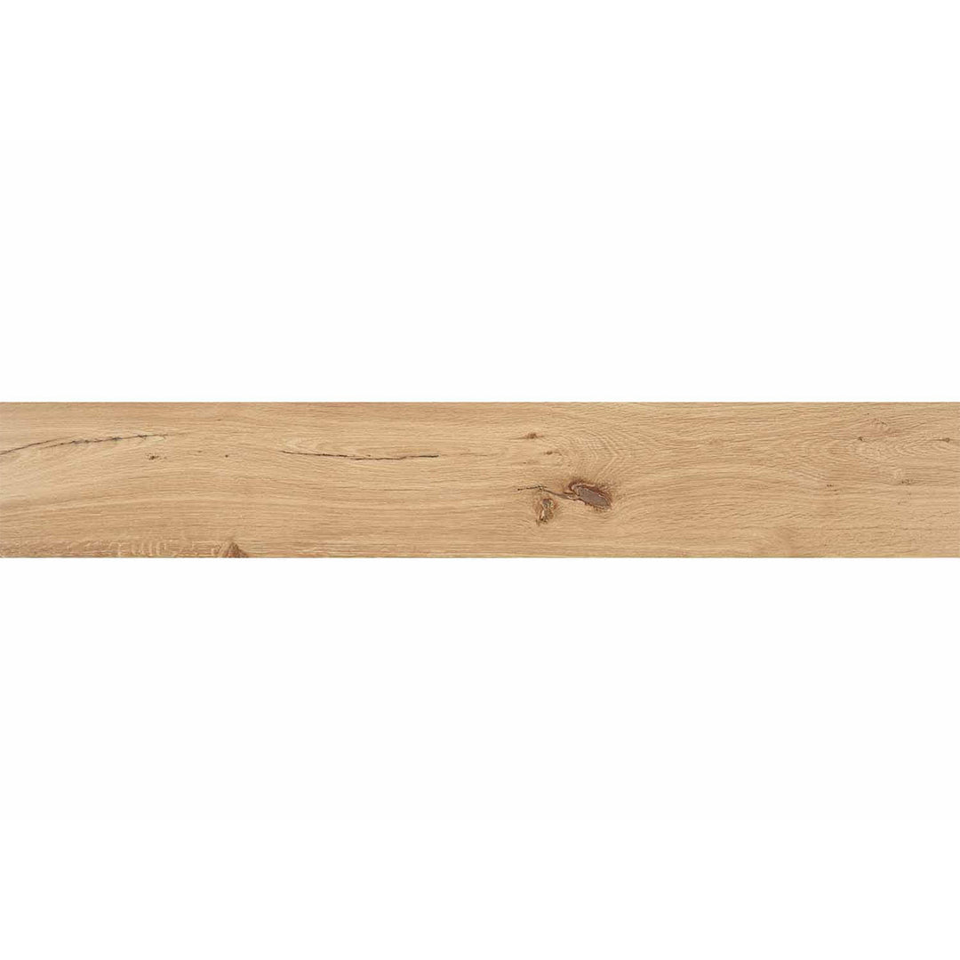 Indiana Roble 20 x 120cm Rectified Wood Effect Porcelain Floor Tile - 1.2 sqm perbox