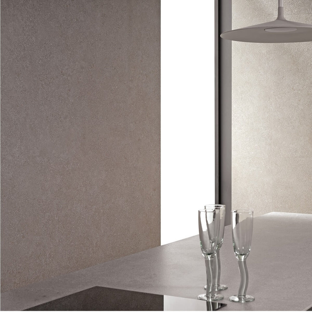 Chrono White 31.6 x 60.8cm Porcelain Floor &amp; Wall Tile - 1.152sqm perbox