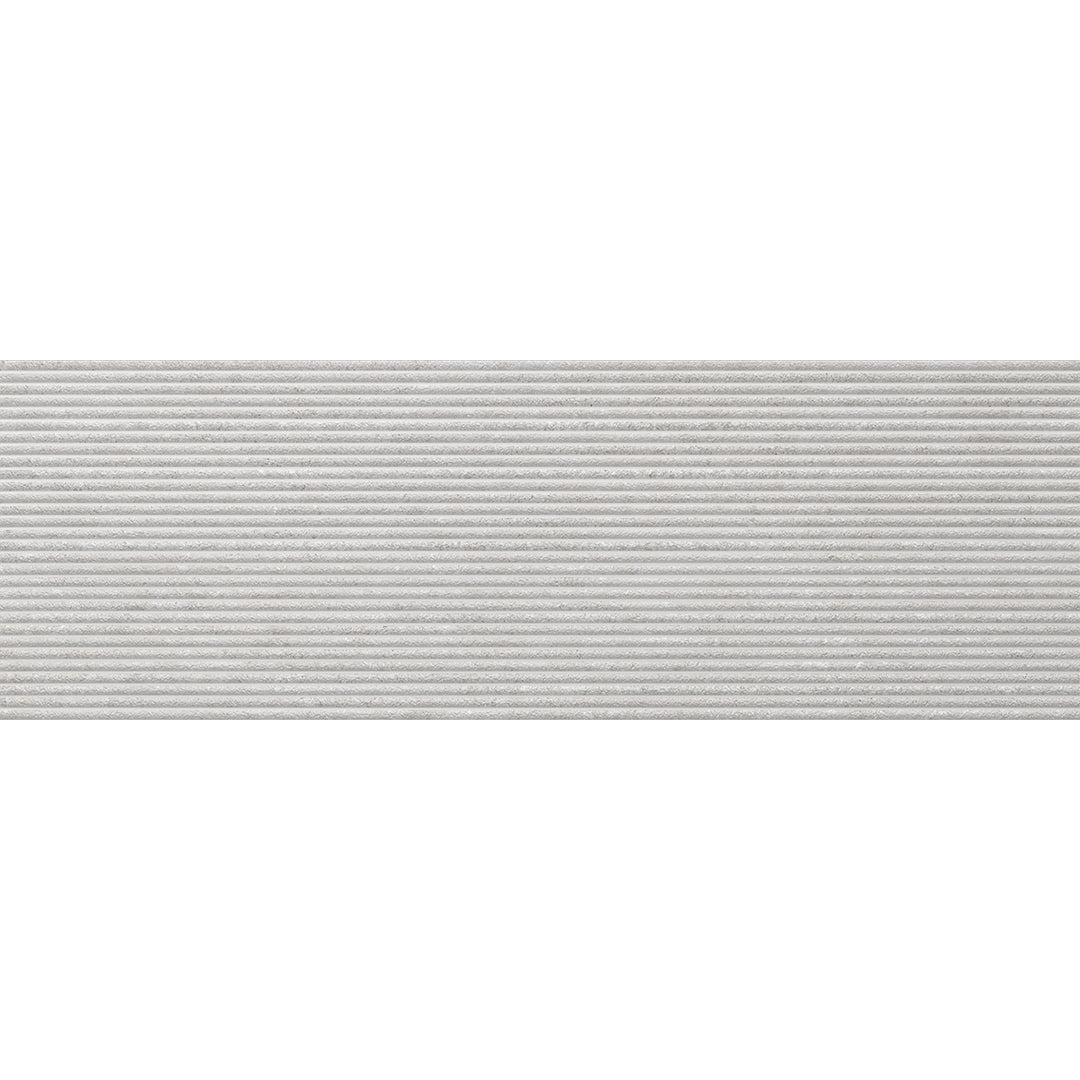 June Gris Suite Decor 30 x 90cm Matt Rectified White Body Wall Tile - 1.35sqm perbox