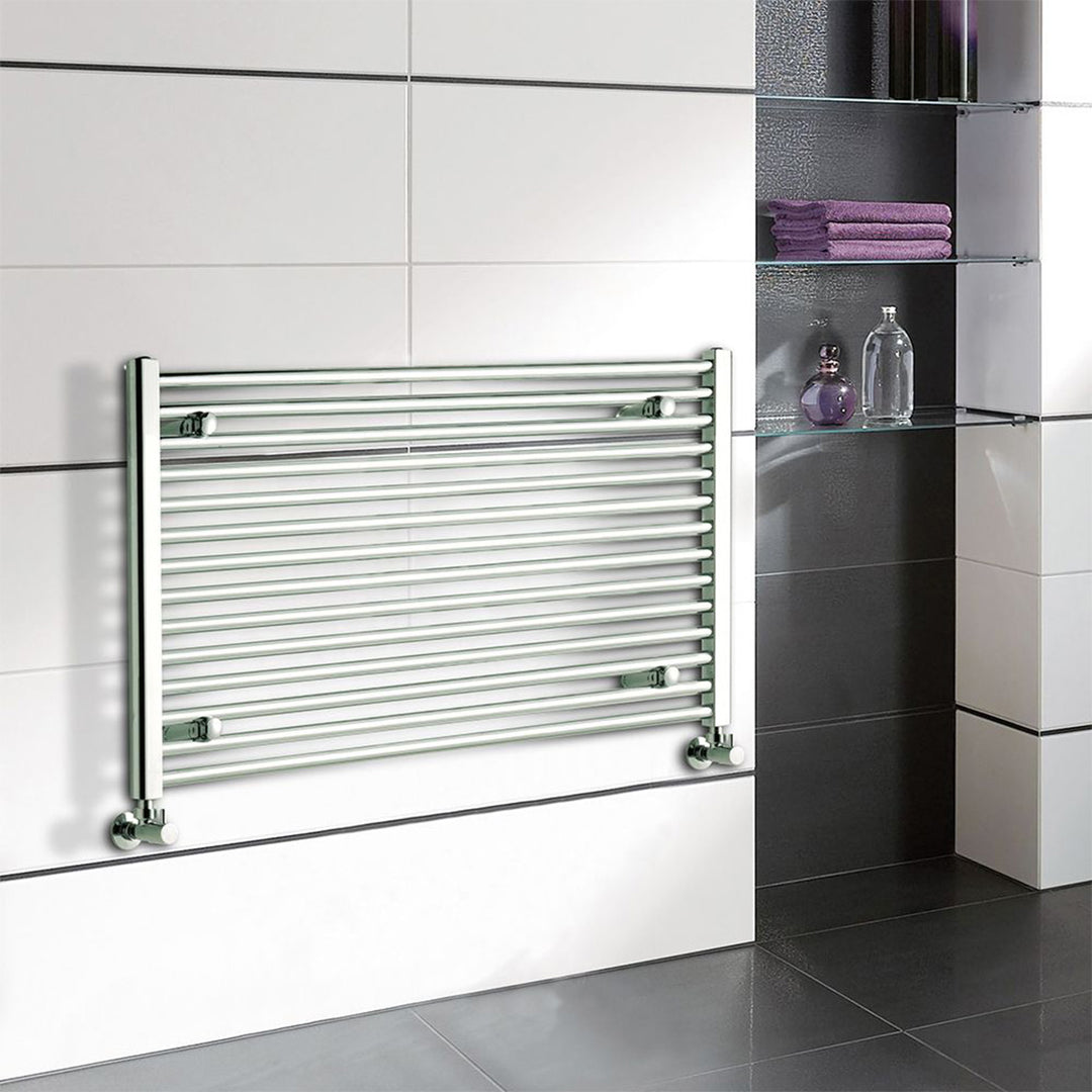 LoCo 600 x 1600mm Horizontal Straight Heated Towel Rail - Chrome