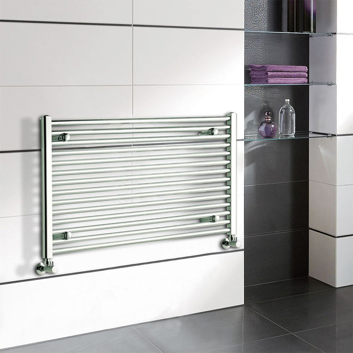 LoCo 600 x 1600mm Horizontal Straight Heated Towel Rail - Chrome
