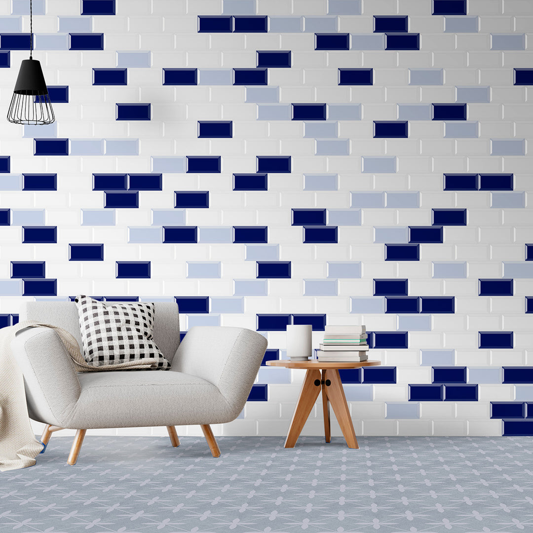 Rev Metro Cobalto 10 x 20cm Tile - 1sqm perbox