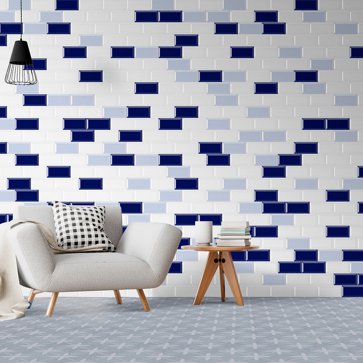 Rev Metro Cobalto 10 x 20cm Tile - 1sqm perbox