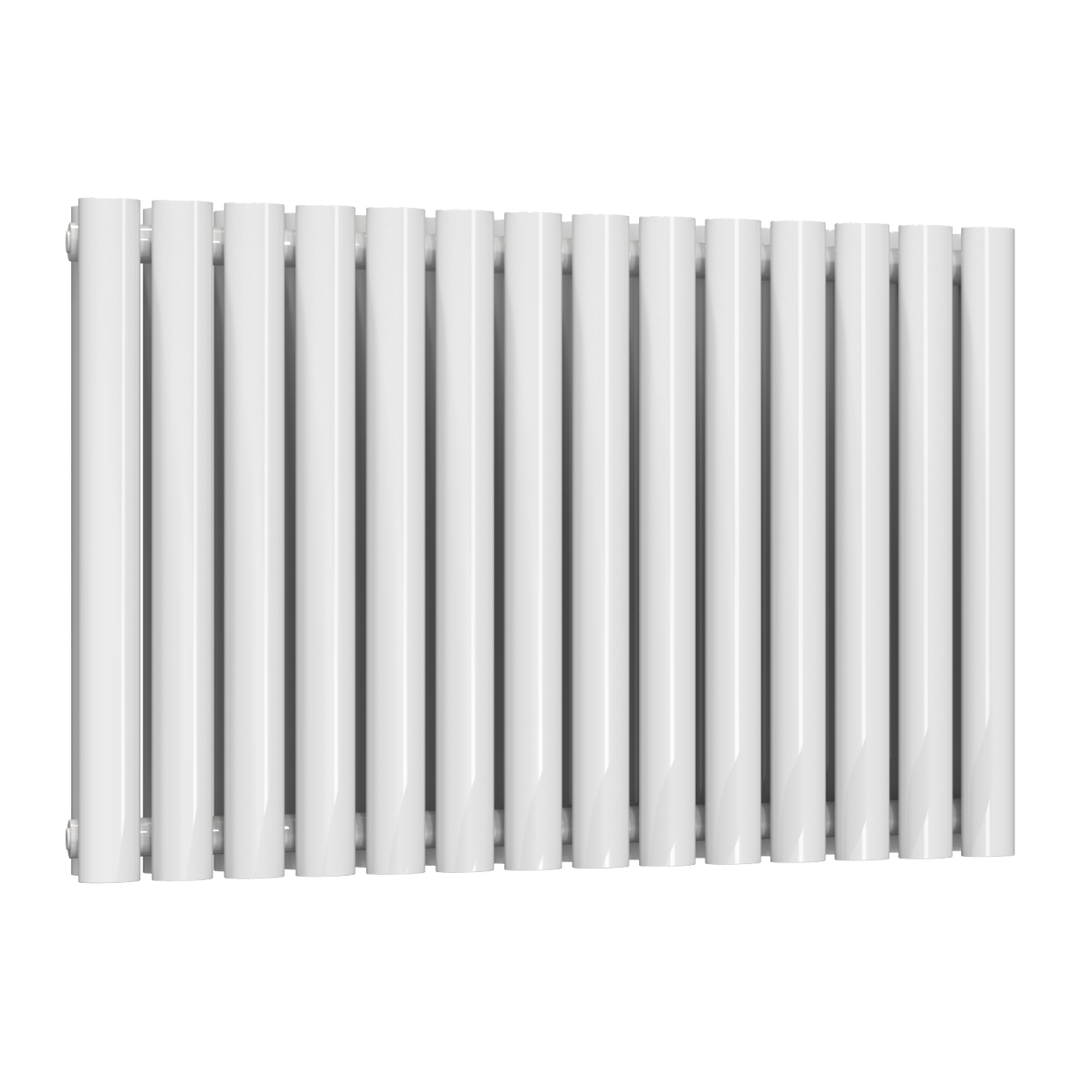 Reina Neva Horizontal Double Designer Radiator 550 x 826mm - White