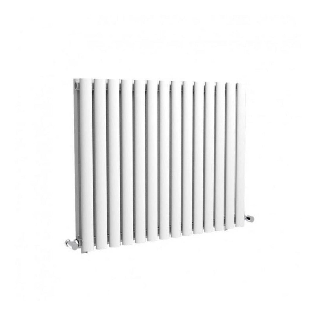 Reina Neva Horizontal Double Designer Radiator 550 x 826mm - White