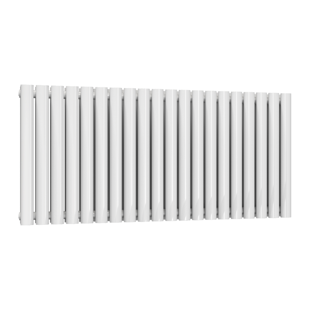Reina Neva Horizontal Double Designer Radiator 550 x 1180mm - White
