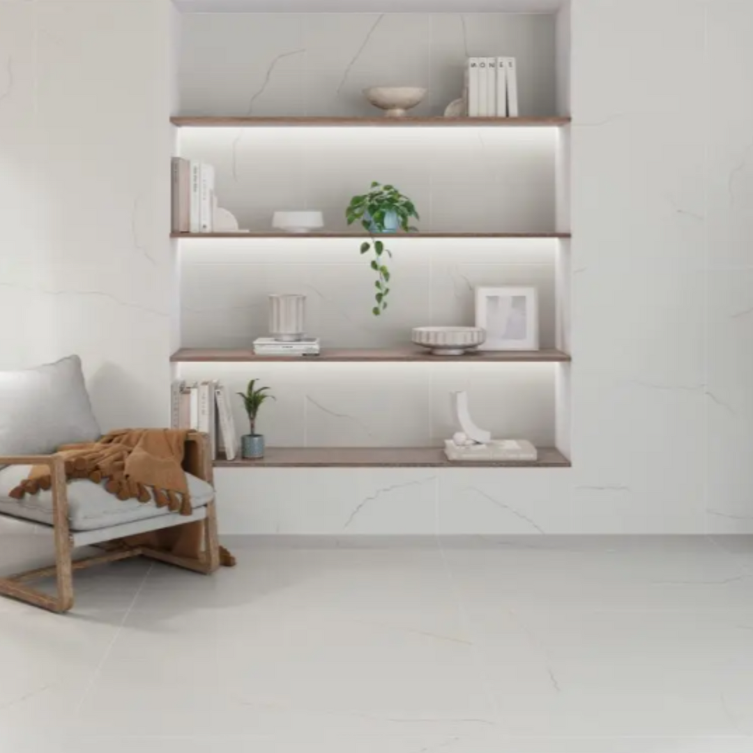Polar Silver Matt 60x120cm Rectified Porcelain Tile - 1.44 sqm perbox