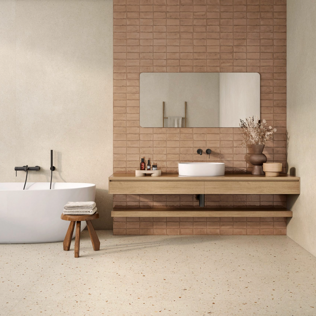 Vita Beige Matt 60x120cm Rectified Porcelain Tile - 1.44 sqm perbox