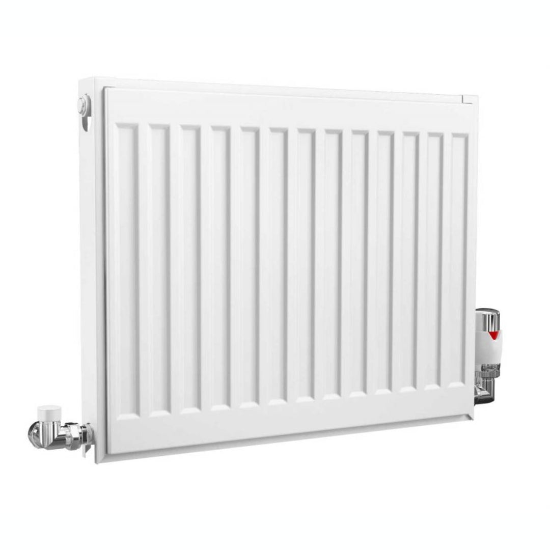 Mer-Rad Single Panel Single Convector Compact Radiator - 400 x 400mm