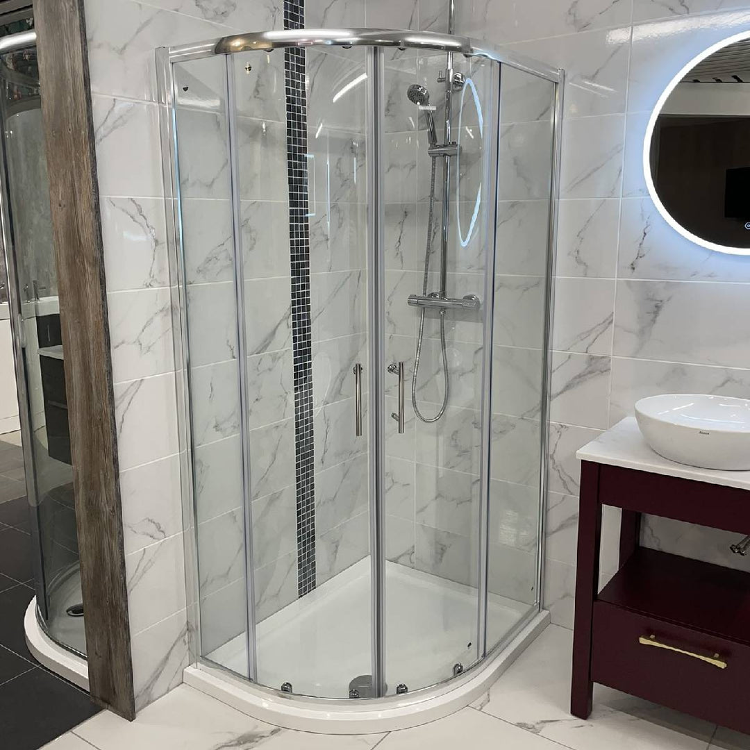 Kiimat Six² 1000 x 800mm Offset Quadrant Shower Enclosure
