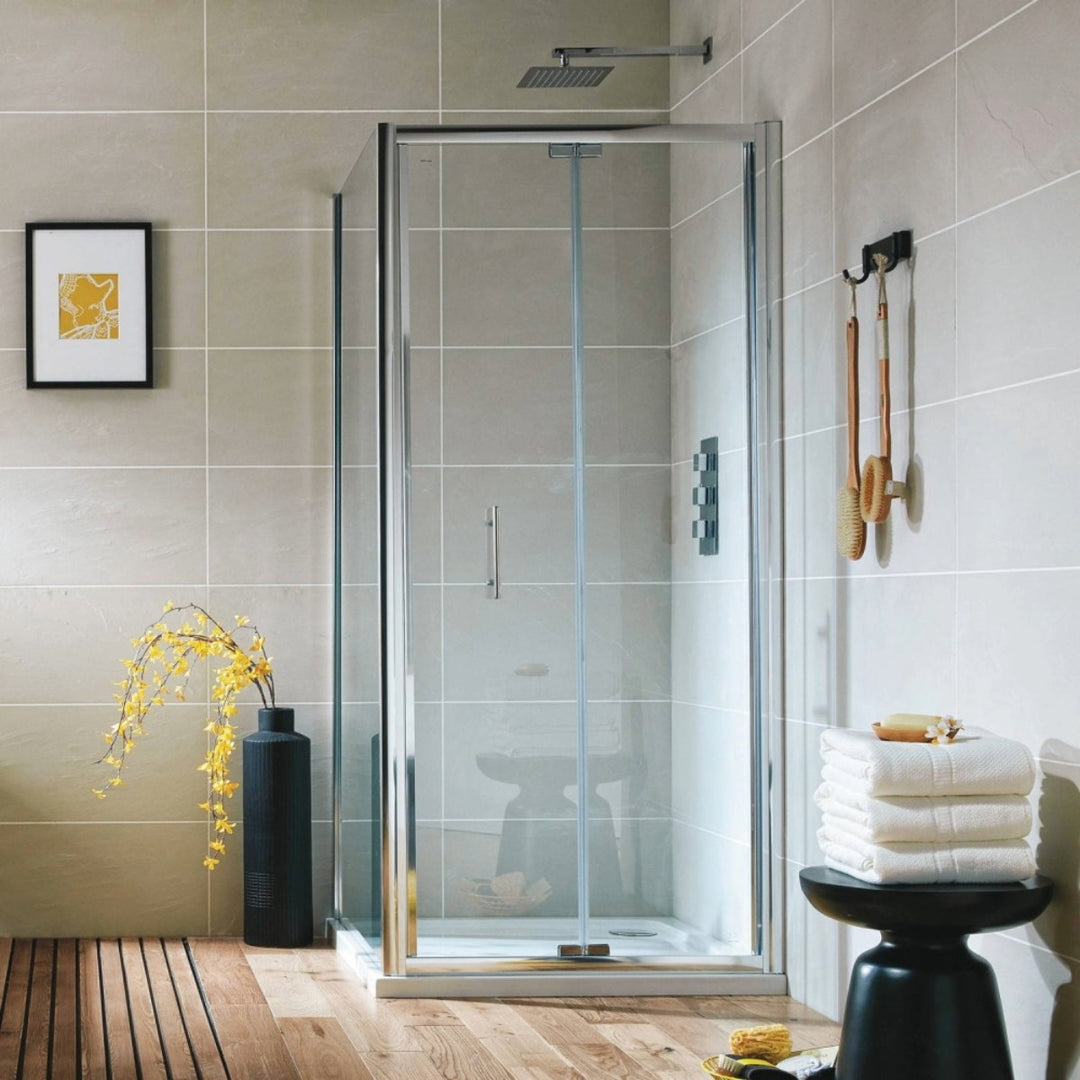 Kiimat Six 700mm Semi Frameless Bi-Fold Shower Door