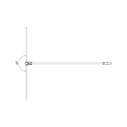 S8 275mm Flipper Panel - Technical drawing