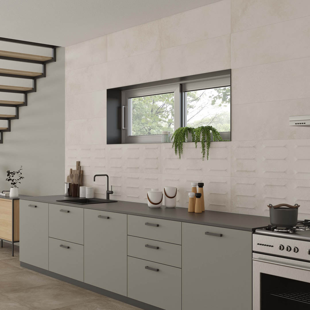 Amstel Beige Matt 100 x 100cm Rectified Porcelain Tile - 1.98sqm perbox
