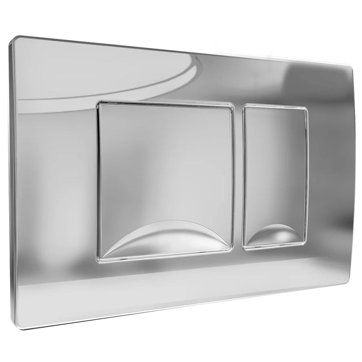 Munich Wall Hung Toilet &amp; SAN140 Wall Hung WC Frame &amp; Chrome Flush Plate