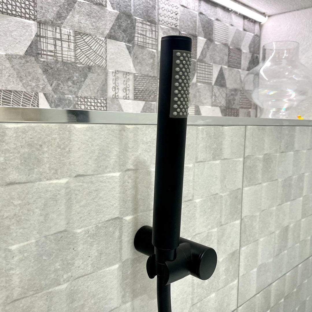 Eliseo Ricci Flow Bath Shower Mixer - Matt Black