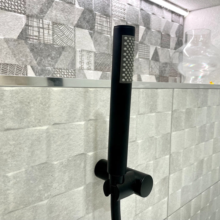 Eliseo Ricci Flow Bath Shower Mixer - Matt Black