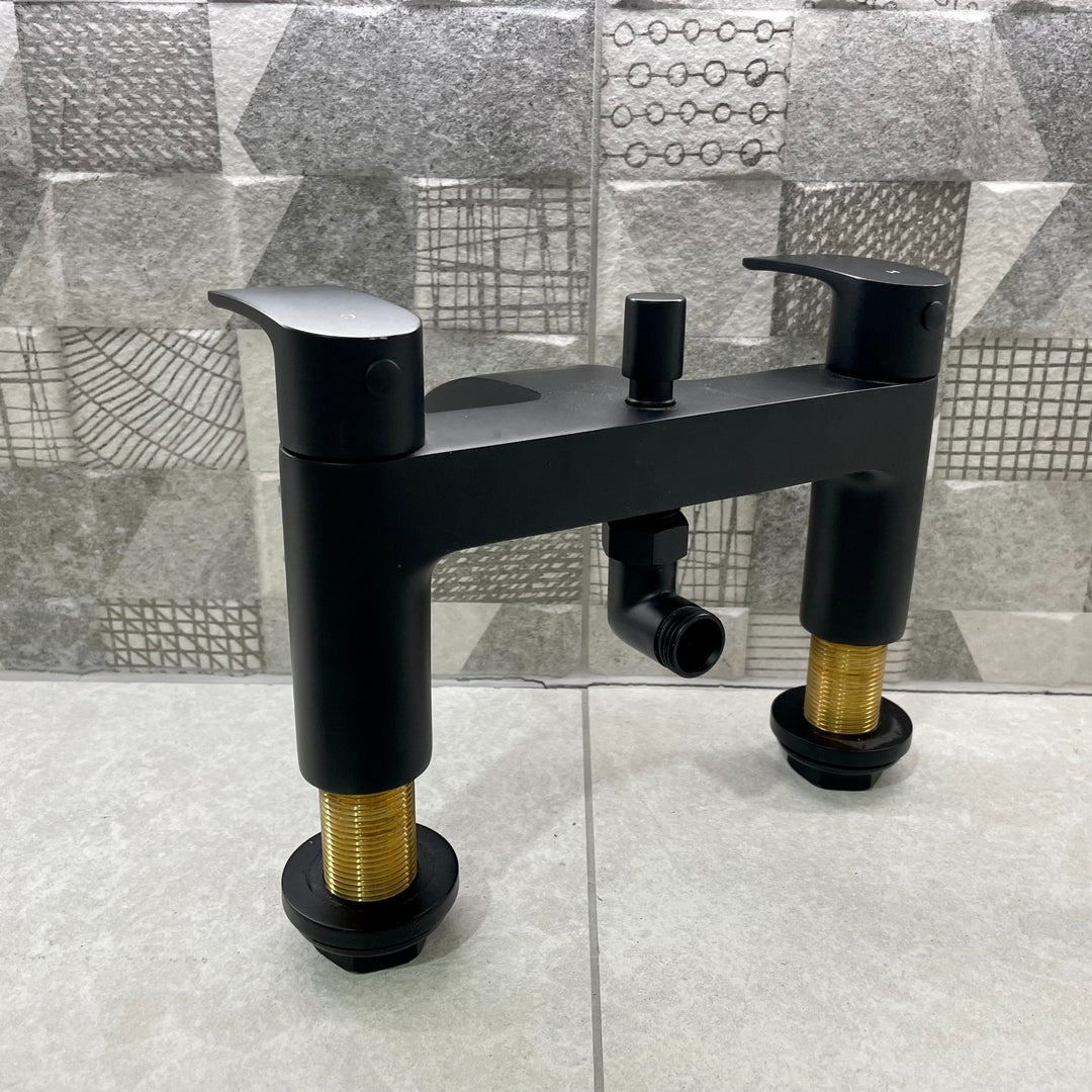 Eliseo Ricci Flow Bath Shower Mixer - Matt Black