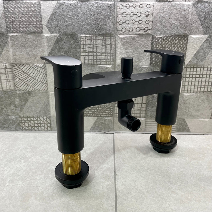 Eliseo Ricci Flow Bath Shower Mixer - Matt Black