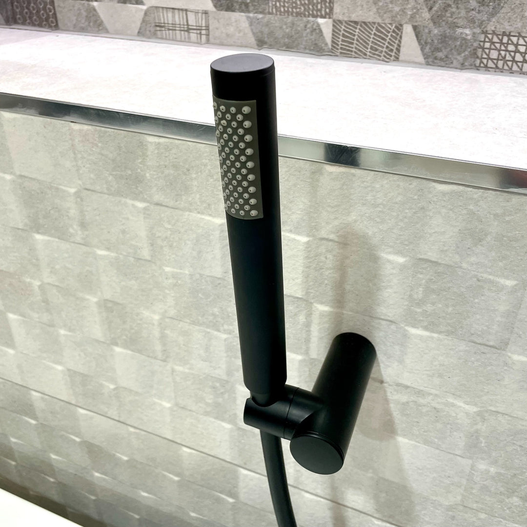 Eliseo Ricci Flow Bath Shower Mixer - Matt Black