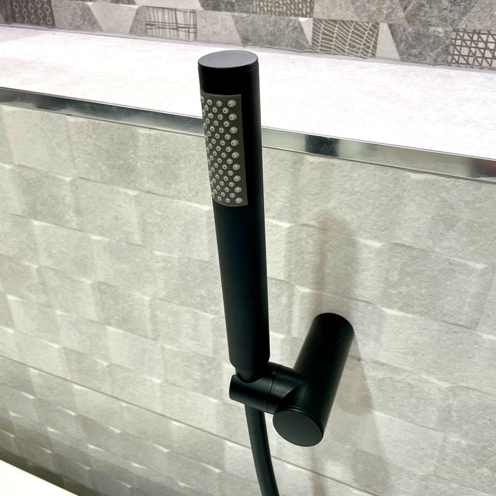 Eliseo Ricci Flow Bath Shower Mixer - Matt Black