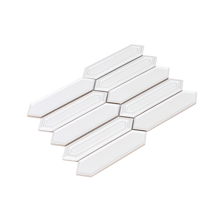 Sevilla Blanco Gloss 35.2 x 25.5cm Mosiac Sheet
