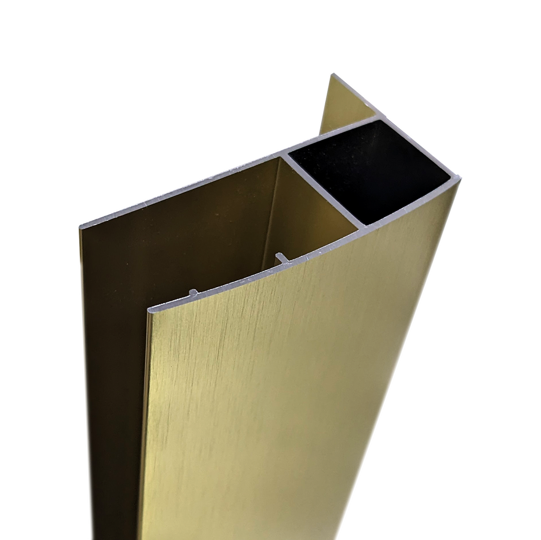 Extension Profile for Kiimat Six Plus Brushed Brass Enclosures (1900mm)