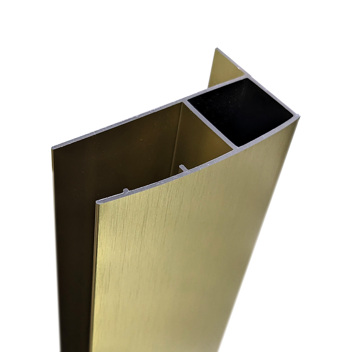 Extension Profile for Kiimat Six Plus Brushed Brass Enclosures (1900mm)