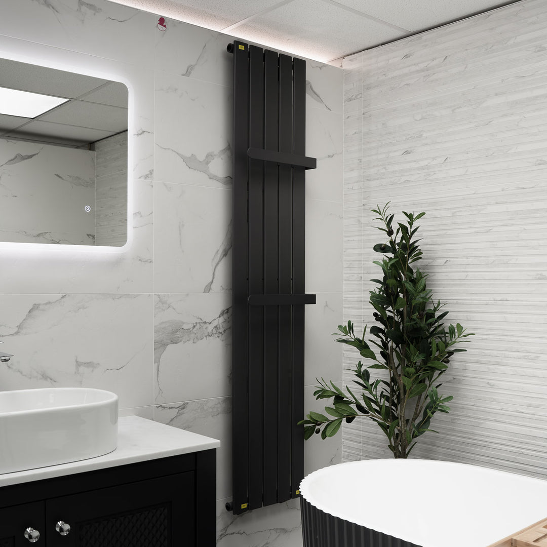 Parallel 1800 x 380mm Double Panel Radiator - Anthracite
